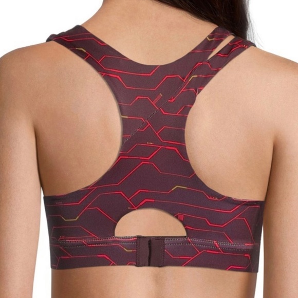 Xersion Women's Burgundy Hi Tech Medium Support Sports Bra Size M L XXL - Picture 2 of 13